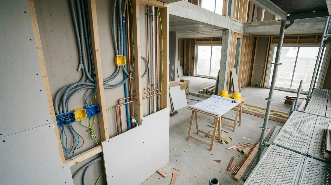 Coordination d'un projet électrique sur chantier de construction en France